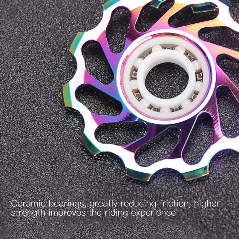 Mountain Bike Rear Derailleur Pulley Bicycle Aluminum Alloy 11T Wheel