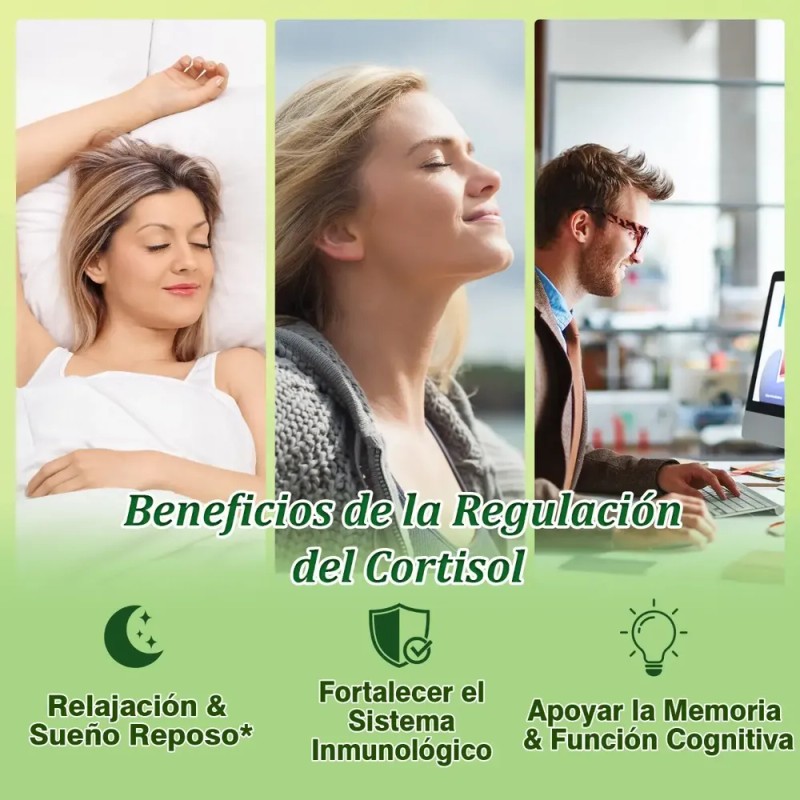 Gotas Cortisol Suplemento Para Ansiedad Y Estré Con L-teania Sabor