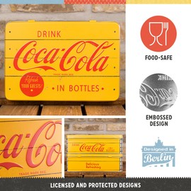 Nostalgic-Art Tin Box Flat, Metal, Multicoloured, 20 x 16 x 7 cm / 9 x 6,3 x 2,8 Inch Living Room