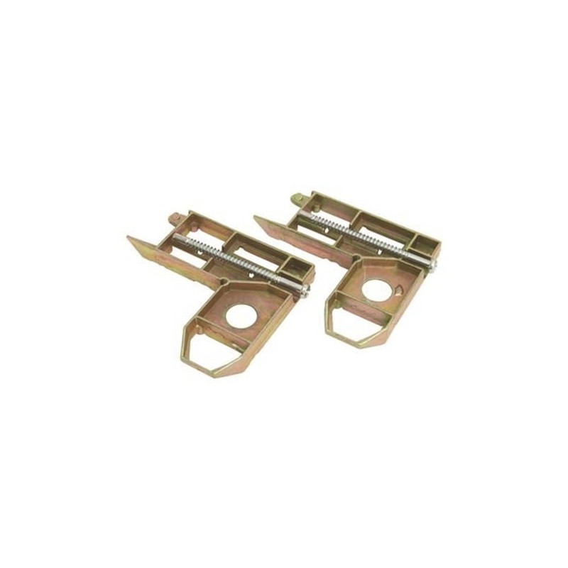 Brixwell 16-116-2 Patio Screen Door Corner Bracket Pair Gray