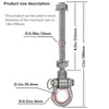 WWFFEN 6 Bearing Silent Heavy Duty Swing Hanger Permanent Anti-Rust