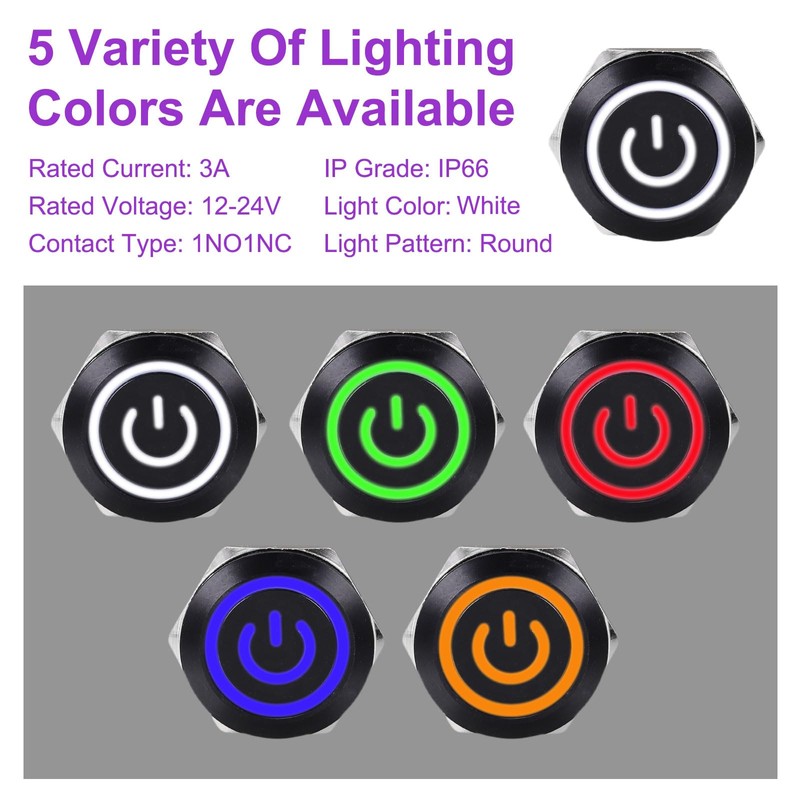 DMiotech 2 Pack 19mm / 3/4" Aluminium Alloy Latching Push