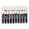 Jazooli Disposable Oval Soft Sponge Eyeshadow Face Brushes Set Makeup