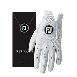 FootJoy Men's Pure Touch Limited Golf Gloves White X-Large, Worn on Right Hand