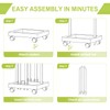 DRKSBESTO Large Capacity Hanger Organizer Stacker Stand, 2-in-1 Hanger Storage