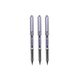 uni-ball UB-157 Eye Rollerball Pens. Premium Fine 0.7mm Ballpoint Tip for Super Smooth Writing, Drawing and Colouring. Fade and Water Resistant Liquid Uni Super Ink. 12 Blue + 1 Exclusive Gel Pen