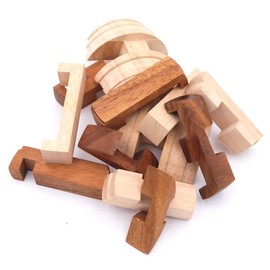 ROMBOL Barrel of the Diogenes 12 Piece Two Tone Puzzle Game