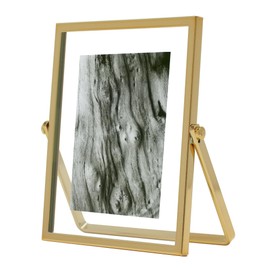 MIMOSA MOMENTS - Marco de fotos flotante de metal de latón (latón, 2 x 3)