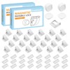 kimitimi 24 Pack Magnetic Cabinet Locks Baby Proofing - Child
