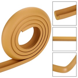Tira de parachoques, 2 m, protectores de borde de mesa gruesos, protectores de computadora de seguridad para bebés, niños, chimenea, encimera, esquinas preselladas, tira ancha para decoración de