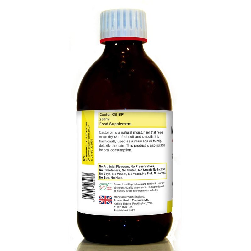 Power Health Castor Oil BO 250ml Cold Pressed