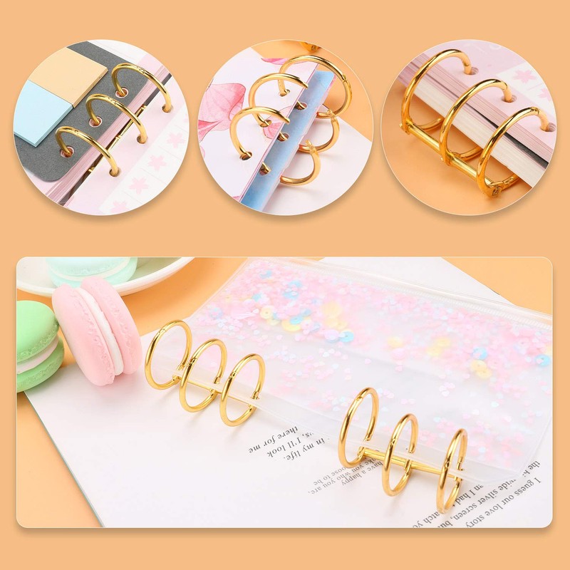 6 Pcs Loose Leaf Binder Ring Book Ring Organizer Ring