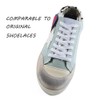VSUDO VSUDO 200 cm Flat Snow White Shoe Laces for