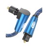 EMK Optical Cable Right Angle Optic Audio Cable S/PDIF 90