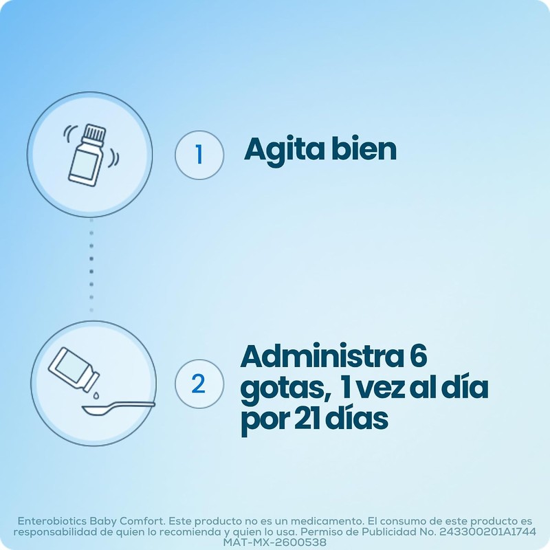 Baby Comfort suplemento alimenticio para bebé, frasco de 8 ml