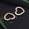 Heart Slices SOFEA 50pcs Hollow Wooden Heart Love Rustic Decoration