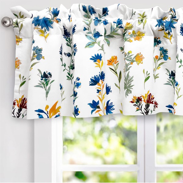 DriftAway Sylvia Floral Botanical Herbs Watercolor Printed Pattern Lined Blackout