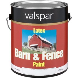 1 Gallon White Exterior Barn & Fence Latex Paint 18-3121-70 GL