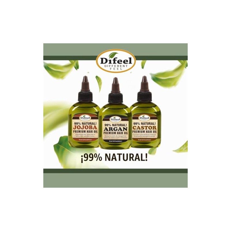 Difeel Champú Castor Pro-Growth 33.8 Oz. - Fabricado con Aceite