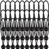 AOPRIE 30 Pack Bungee Balls 9Inches Black Ball Bungee Heavy