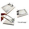 2PCS of Screen Printing Clamps Screen Frame Butterfly Hinge Clamp
