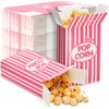 Xinnun 200 Pcs Paper Popcorn Boxes 1 oz Close Top
