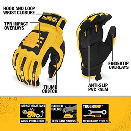 DeWalt DPG781 Performance - Guante de trabajo mecánico (talla XL)
