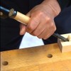 KAKURI Mortise Chisels 3-piece Set Chamfered White Oak Handle Total