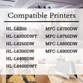 Unbranded/Generic 12-Pack TN 880 TN-880 Toner Cartridge Work With MFC-L6800DW Printer
