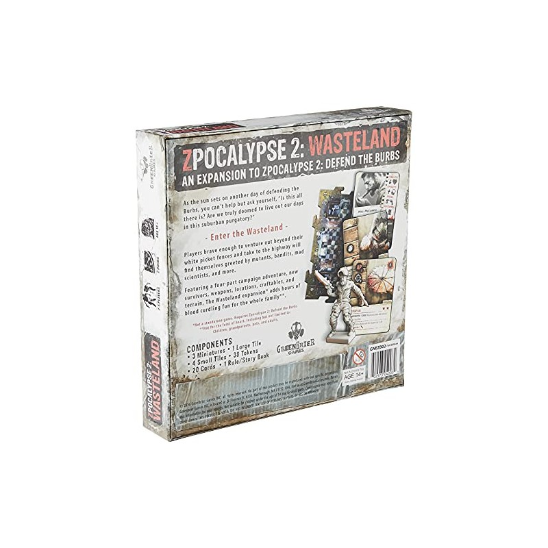 Greenbrier Games Zpocalypse 2: Wasteland Board Games