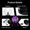 Plasma Ball, OOTSUN 3 Inch Plasma Globe Nebula Thunder Lightning,