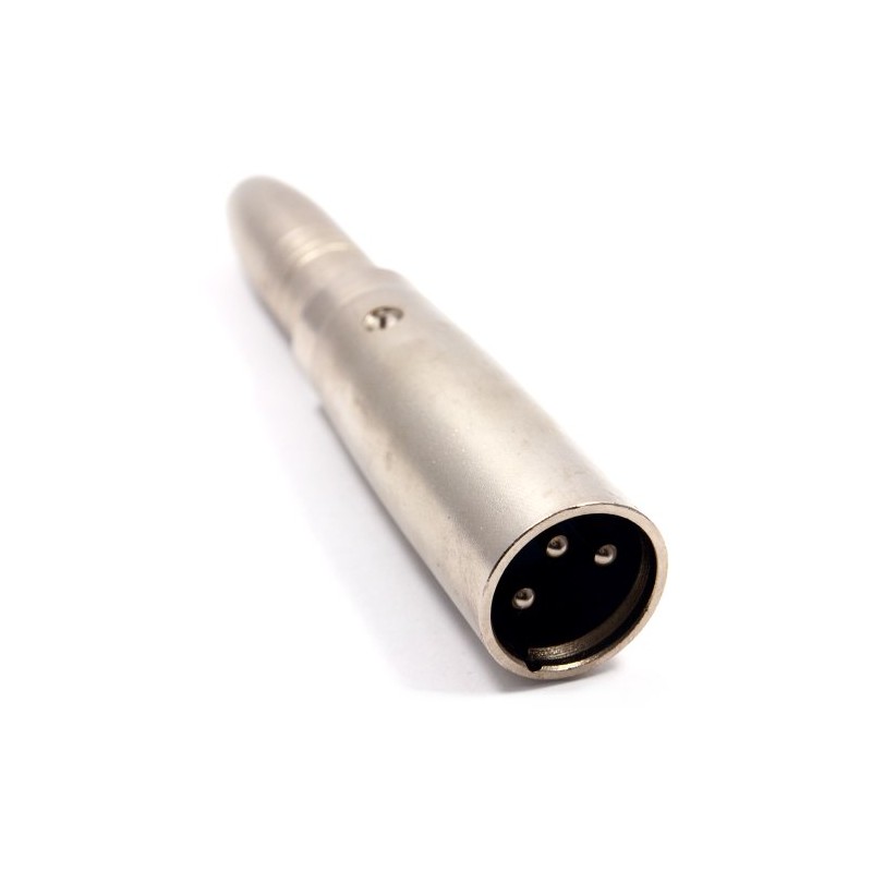 kenable XLR Male Pins to 6.35mm Mono Jack Socket Adapter