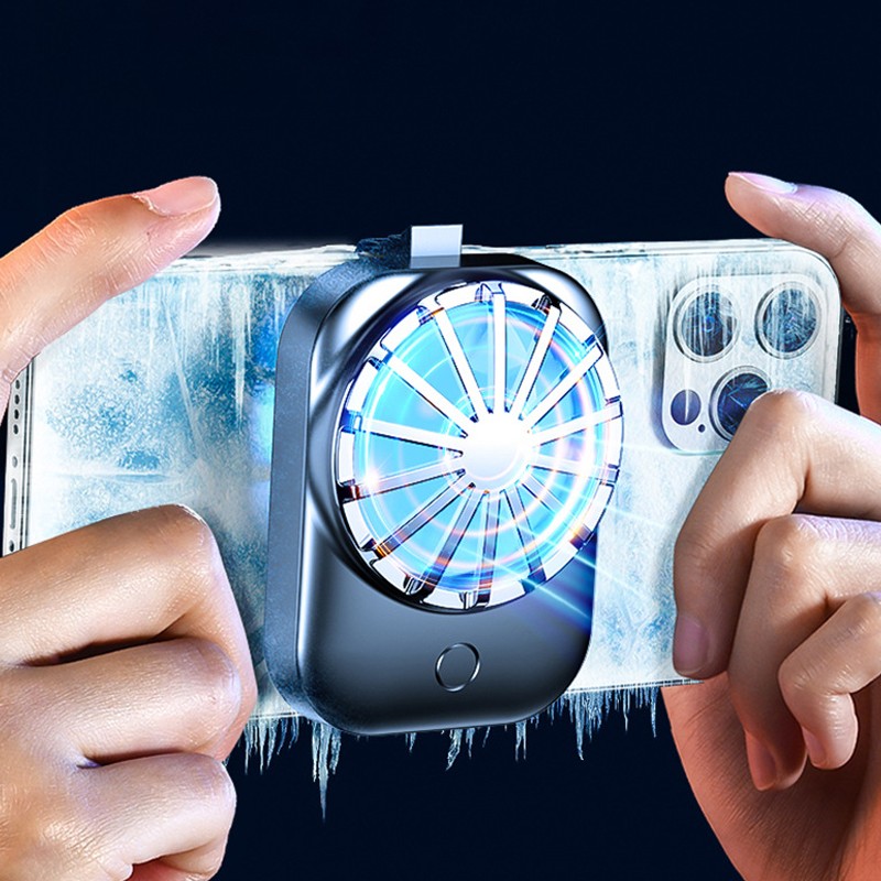 Mobile Phone Cooling Fan Game Cooler USB Wireless Back Clip