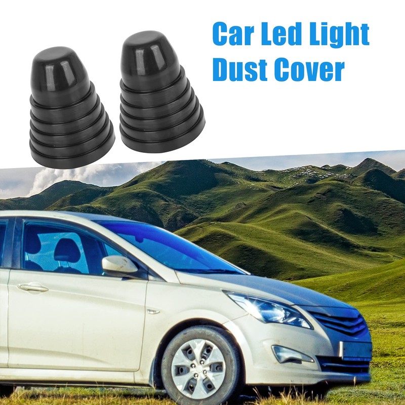 A ABSOPRO 2 Set Car LED Light Dust Protection 50