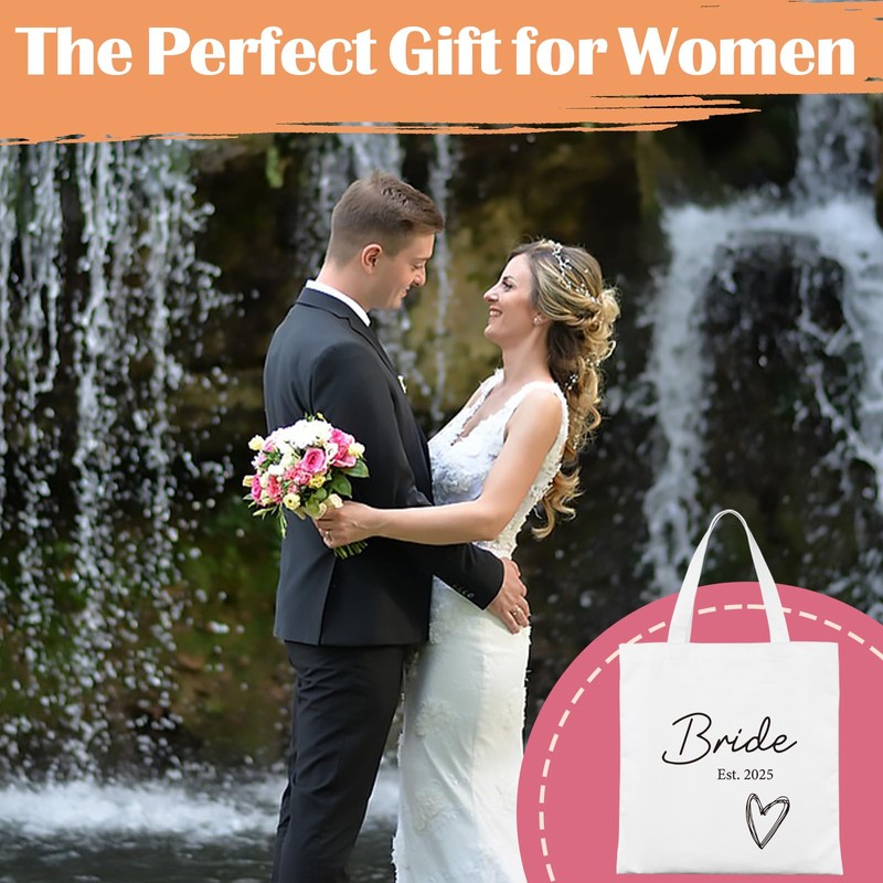 Bride Gift Bag, Bride To Be, Favours Tote Bag For