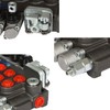 kimllier 7 Spool Hydraulic Valve 11GPM 3600PSI Hydraulic Directional Control