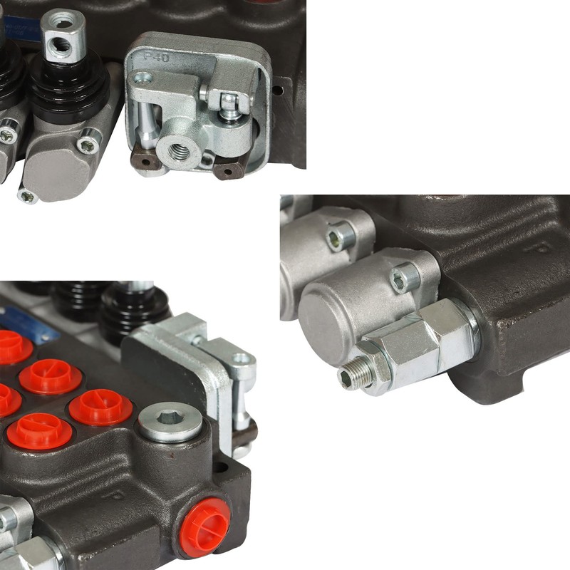 kimllier 7 Spool Hydraulic Valve 11GPM 3600PSI Hydraulic Directional Control