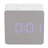 LED Mirror Clock Square Automatic Battery Powered Temperature Smart Clock