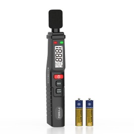 Decibel Meter,Mastfuyi Digital Sound Level Meter Portable Sound Meter 30–130 dB MAX Data Hold with LCD Display Backlight A/C Weighted for Home,Office,Factory,Noisy Neighbors