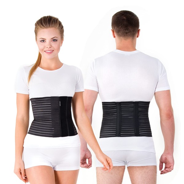 Atmungsaktiv Postpartum Gürtel/Postoperative Binder Bauch Band Elastische 24 cm Small