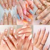 6 paquetes (144 unidades) | Uñas postizas reutilizables | Uñas