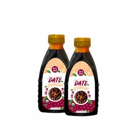 Let’s Date | Organic Date Syrup | Healthy Sugar Substitute| NO Added Sugar | Vegan| Paleo| Gluten Free| Kosher| Non- GMO| Natural Alternative Sweetener| Squeezable Bottles| (14.1 oz (Pack of 2))
