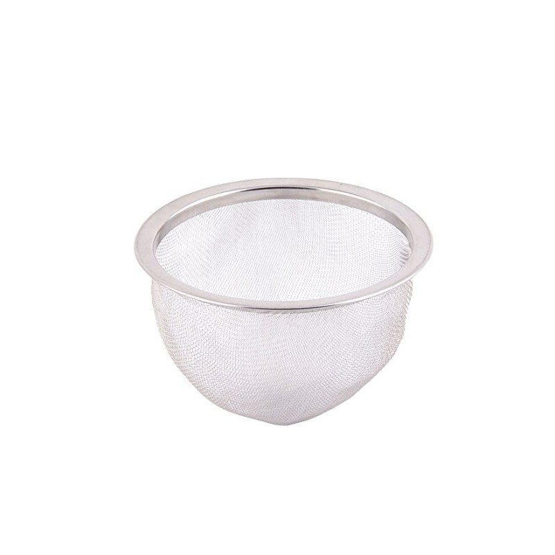 sourcingmap Stainless Steel Round Mesh Reusable Tea Leaf Spice Teapot