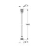 GROHE Vitalioflex 27505001 Metal Shower Hose (1500 mm, Reinforced Design,