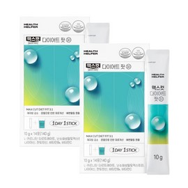 Health Helper Maxcut Diet Fit 3.1 10g x 14 packs (2) / 헬스헬퍼 맥스컷 다이어트 핏 3.1 10g x 14포 2개