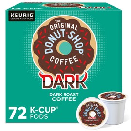 The Original Donut Shop Peppermint Bark Keurig Single-Serve K-Cup Pods, Light Roast Coffee (1 box of 10 pods)