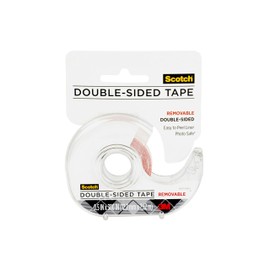 Scotch Scotch Tape Double Sided Removable, 1/2 in x 300 in, 1/Pack, Removable and Double Sided (2002-CFT)