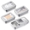 4 Pcs Cotton Swab Holder for Travel, Portable Floss Picks