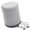 TUZAMA Felt Lined Professional Dice Cup - with 6 Dices