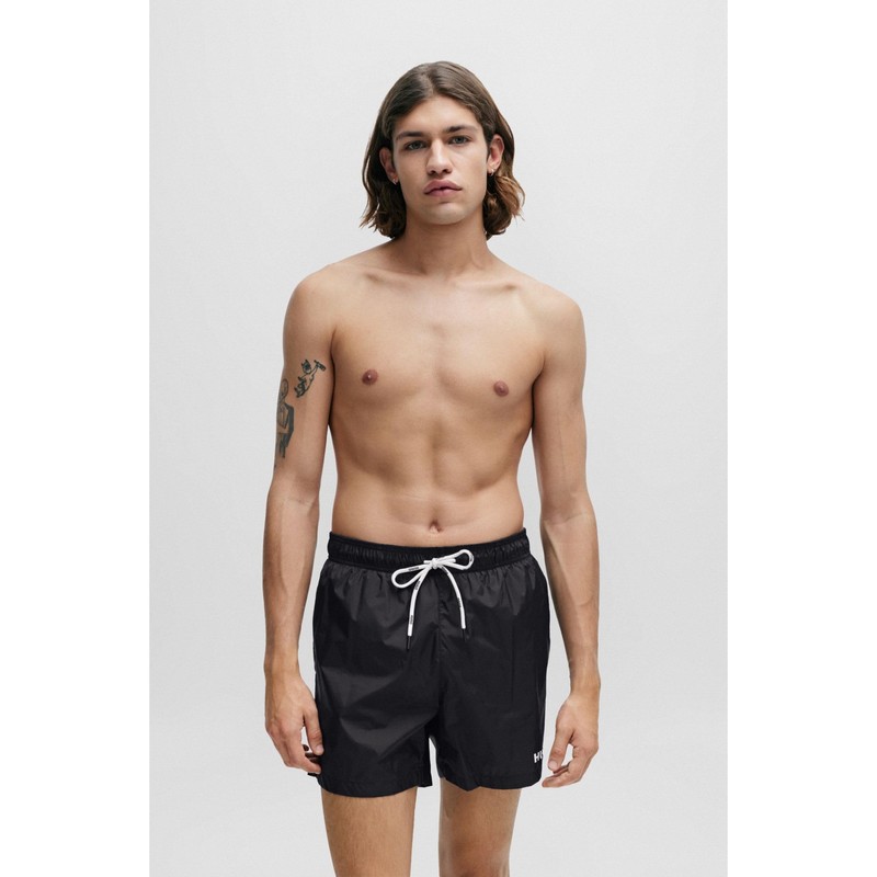 HUGO Men's Haiti Swimming Trunks, New - Black1